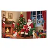 2025 Nuevo Fondo de Tela Banner de Navidad Decoraciones para Fiestas Festivas Banner Decoración Escena Fabricante Suministro