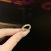 Anillo para Mujer, Estilo Simple y Genial, Diseño con Filas de Diamantes, Circonita de Gota de Agua de Alta Gama, Decoración de Moda, Anillo Personalizado para Mujer