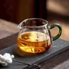 Suministros del Fabricante Taza de Feria de Vidrio Tetera Cuadrada Taza de Té para el Hogar Filtro de Acero Inoxidable Divisor de Té Té Kung Fu