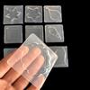 Gota de Pegamento de Cristal Espejo 10 Bordes Molde de Silicona Borde Acrílico Molde Flip Colgante de Joyería DIY Molde Decorativo
