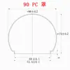 Atacado do Fabricante Difusor para Abajur LED, Abajur com Frente Espelhada, Abajur de PC, Acessórios para Lâmpada de Fonte de Luz Pontual