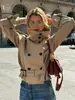 Popular gabardina corta transfronteriza europea y americana para mujer, cuello alto, doble botonadura, con cinturón, entallada en la cintura, chaqueta de estilo británico vintage para mujer