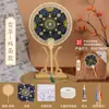 Brocado de Canción Abanico de Perlas Paquete de Materiales Hechos a Mano DIY Regalo del Día del Maestro Estilo Antiguo Abanico Redondo Evento de Calentamiento para Team Building Venta al por Mayor