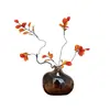 Adornos de Florero de Vidrio Estilo Medieval, Decoraciones para Arreglos Florales de Sala de Estar, Muebles Blandos para el Hogar Estilo Retro de Lujo Accesible de Alta Gama
