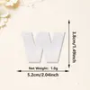 Parches bordados de letras y números con lentejuelas blancas más vendidos transfronterizos, adhesivo termofusible para decoración de ropa, sombreros y embalaje