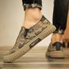 Zapatos de Lona Camuflaje para Hombre Verano Nueva Moda Transpirables Deportes al Aire Libre Casuales Zapatos Slip-on para Hombre Zapatos de Moda para Hombre