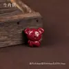 Al por mayor alto contenido mineral natural crudo oro púrpura cinabrio dibujos animados doce signos del zodíaco pulsera del zodíaco chino cuentas cuentas sueltas accesorios