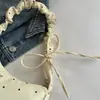 Bolso de diseñador único para mujer 2026 nueva moda bolso de hombro fruncido para axila bolso de mano versátil con lazo bolso cruzado