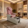 Sofá para Salón de Uñas, Sillón Reclinable Eléctrico para Pedicure, Silla de Belleza para Pestañas y Pies, Silla para Lavado de Pies con Masaje Dedicada para Salón de Belleza y Tatuaje de Cejas