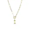 Collar con Letra Europea y Americana Transfronterizo Chapado en Oro Real Tendencia Hip-Hop Europeo y Americano Colgante de 26 Letras Inglesas al por Mayor