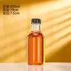 Garrafa de Vidro para Bebidas Vidro Transparente Espessado Garrafa para Chá de Leite Garrafa de Bebida Kachino Selada com Tampa Garrafa Dispensadora de Suco