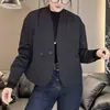 Chaqueta Casual Estilo Coreano Primavera y Otoño Nueva Moda de Gama Alta Temperamento Elegante Botón Único Cuello en V Holgada Versátil Rompevientos