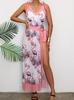 Traje de Baño Bikini de Una Pieza con Falda, Traje de Baño Hot Spring con Espalda Descubierta con Volantes, Bikini de Una Pieza con Estampado Personalizado de Aliexpress