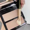 Pincel Sombra de Nariz, Pincel de Maquillaje, Cabeza Inclinada, Sombra Pequeña en Forma de Abanico, Modificación del Puente Nasal, Pincel Corrector para Teñido de Halo Iluminador, Herramienta de Belleza Transfronteriza