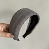 Diadema de Punto Transpirable de Ala Ancha para Verano, Nueva, Simple, Retro, Versátil, de Gama Alta para Mujer