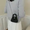 Bolso de hombro cruzado mini simple estilo coreano para mujer, nuevo bolso cuadrado pequeño de moda para el verano