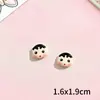 Popular vaina de frijol tallada en madera con caras lindas y novedosas, accesorios personalizados para DIY, pulseras tejidas a mano, collares, colgantes y llaveros