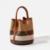 2026 Nuevo Bolso de Mano Cuadros Retro Bolso Cruzado Versátil Bolso Cubo Bolso de Hombro de Nicho para Mujer Bolso Madre-Hija Lujo Ligero