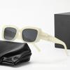 TikTok Nuevos Lentes de Sol de Moda Celebridad de Internet Meteor Gafas Cuadradas de Hombre y Mujer Personalizados Retro Street Shot Gafas de Sol