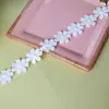 Negro y Blanco Roto Flores Pequeñas Encaje Bordado Soluble en Agua Adornos Accesorios Hecho a Mano DIY Materiales para Ropa