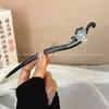 Grampo de Cabelo de Madeira com Flor Estilo Antigo Grampo de Cabelo para Mulheres Grampo de Cabelo com Franja Estilo Chinês Simples Diário Acessórios de Grampo de Cabelo de Alta Qualidade