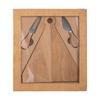 Tabla de Cortar de Madera de Acacia Tabla para Queso y Charcutería Madera Maciza Vajilla de Cerámica Cuchillo para Queso Juego de Tablas de Cortar Tabla de Cortar de Madera