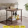 Mesa de centro de madera maciza, mesa de centro para sala de estar, mesa de té para uso doméstico, mesa de centro pequeña para apartamentos pequeños, mesita de noche, mesa de té, mesa auxiliar pequeña combinada, mesa baja