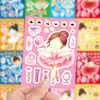 8 pinturas faciais de menina de balé transfronteiriças, grafite, troca de rosto, jogos educativos DIY para interação pai-filho, adesivos à prova d'água