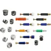 Conector Tres en Uno para Muebles con Cubierta Negro Pistola 12mm 15mm Rueda Excéntrica Gabinete Dos en Uno Varilla de Conexión de Instalación Rápida