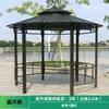 Tenda Gazebo de Sol para Exterior Tenda de Alumínio Aberta para Varanda Simples Móvel Pátio de Jardim Villa Pavilhão de Quatro Cantos