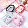Bolsa Premium para Cochecito Labubu 15CM Lindo Labubu Segunda Generación Muñeco de Algodón Bolsa de Almacenamiento a Prueba de Polvo de PVC