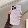 Padrão de Onda de Coração Estéreo Galvanizado Adequado para Capa de Celular Iphone1Promax TPU Verniz Apple 14 Capa Protetora