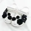 Ventas Directas de Fábrica Transfronterizo Nuevo Más Vendido Flor de Árbol de Té Árbol de Té Mismo Estilo Centro Comercial de Alta Gama Accesorios para Zapatos de Agujero DIY Joyería