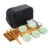 Juego de Té de Viaje Dingyao Tetera XiShi Una Tetera Dos Tazas Cuatro Tazas con Bandeja de Té Hogar Simple Portátil Logo Imprimible