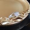 Anillo de Plata S925 con Diamante Zircón Moussan Portaanillo Vacío Diámetro 456789mm Brazo Retorcido Simple Anillo de Amor para Mujer