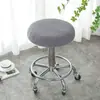 Funda Universal Redonda para Cojín de Taburete para Todas las Estaciones, Cojín para Silla de Comedor, Cojín para Asiento, Cojín para Glúteos, Funda para Taburete, Funda Redonda para Taburete, Sencillo y Moderno