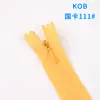 Cremallera Oculta Kob de Fábrica en Stock para Faldas, Textiles del Hogar y Cojines, Cremallera de Extremo Cerrado, Cremallera Oculta de Malla Tamaño 3