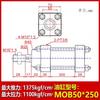 Molde Cilindro Móvil Ligero Mod Tipo Varilla Hidráulico Ajustable Carrera Acero Inoxidable Inducción Magnética Tipo Telescópico