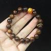 Pulsera de cuentas redondas de pera negra de 10 mm, pulsera, anillo para correr, juego literario para hombres y mujeres, cuentas simples, rosario, venta al por mayor a largo plazo