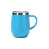 Taza de Huevo Doméstica de 12oz con Asa Acero Inoxidable 304 Cuerpo Recto Conveniente Taza de Huevo Coche Oficina Taza Aislada
