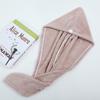 Gorro de ducha de coral grueso para mujer, suave, transpirable, absorbente de agua, de secado rápido, venta al por mayor