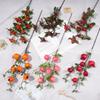 Flores Artificiales de Frutos Rojos, Fruta de la Fortuna, Frutos de Acebo, Adornos para Corona de Navidad, Decoraciones de Bayas, Flores Artificiales de Frutos Rojos