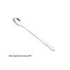 Colher de gelo longa com cabo de cabaça, colher de mistura de aço inoxidável alongada, colher de café, utensílios de mesa criativos, colher de sorvete com cabo longo e mel