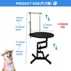 Mesa de Peluquería para Mascotas con Elevación Neumática, Estación de Peluquería Giratoria de 360 Grados, Mesa Redonda de Peluquería para Perros, Venta de Liquidación para Gatos