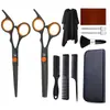 Tijeras de Peluquería, Tijeras Planas, Tijeras Entresacadoras, Tijeras para Flequillo, Tijeras de Peluquería para el Hogar, Juego Completo de Herramientas para Cortar el Cabello, Fábrica Mayorista