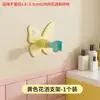 Soporte de ducha de mariposa, instalación sin taladro, estante de almacenamiento para cabezal de ducha de baño, organizador de pared para uso doméstico, venta al por mayor