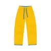 Pantalones de Pierna Curva Suaves con Bloques de Color Patchwork Personalizados/Para Exteriores Resistentes a Tres Pruebas Marca Trendy de Otoño Elásticos Moda Casual Deportivos Pantalones de Esquí