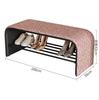 Banqueta para Cambiar Zapatos, Gabinete de Zapatos para Entrada de Casa, Taburete, Banqueta Integrada para Cambiar Zapatos en la Entrada, Lujo Accesible y Banqueta Larga para el Pie de Cama de Dormitorio de Gama Alta