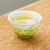 Fábrica Yankuan Baiqingwu Xingqi Copo Especial para Anfitrião Cerâmica Xícara de Chá Pequena Xícara de Chá Exclusiva para Mulheres Conjunto de Chá Kung Fu