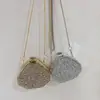 Mini Bolsa Pequena de Acrílico para Mulheres 2025 Nova Moda Europeia e Americana Estilo Lantejoula Versátil Bolsa de Corrente de Ombro Único para Batom